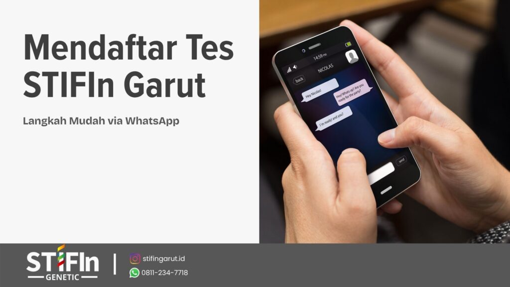 Cara daftar Tes STIFIn Garut via WhatsApp mudah dan cepat